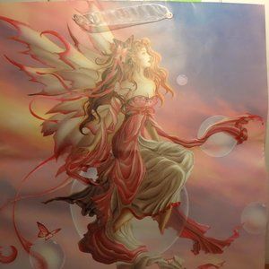 Nene Thomas Large Pink Fairy Gift Bag 15" x 15"